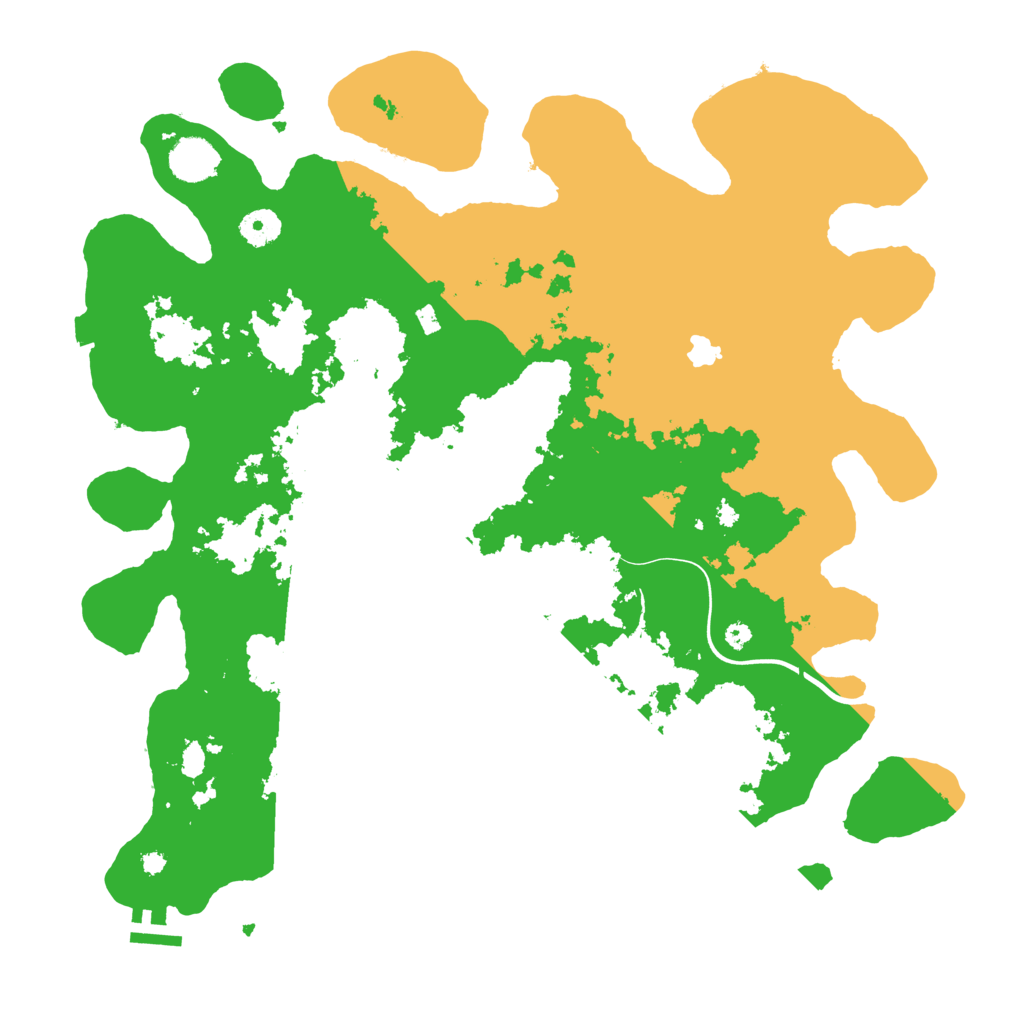 Biome Rust Map: Procedural Map, Size: 4000, Seed: 1301994