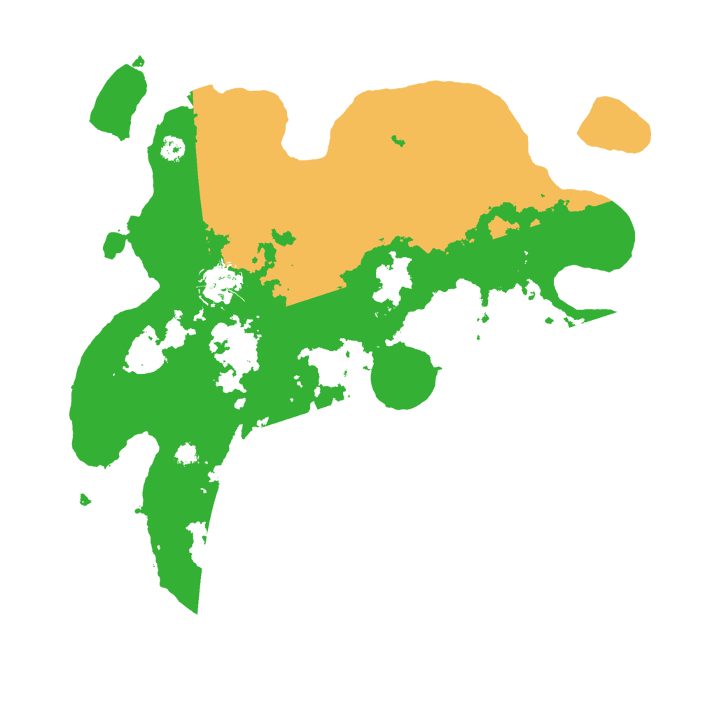 Biome Rust Map: Procedural Map, Size: 3000, Seed: 815961288