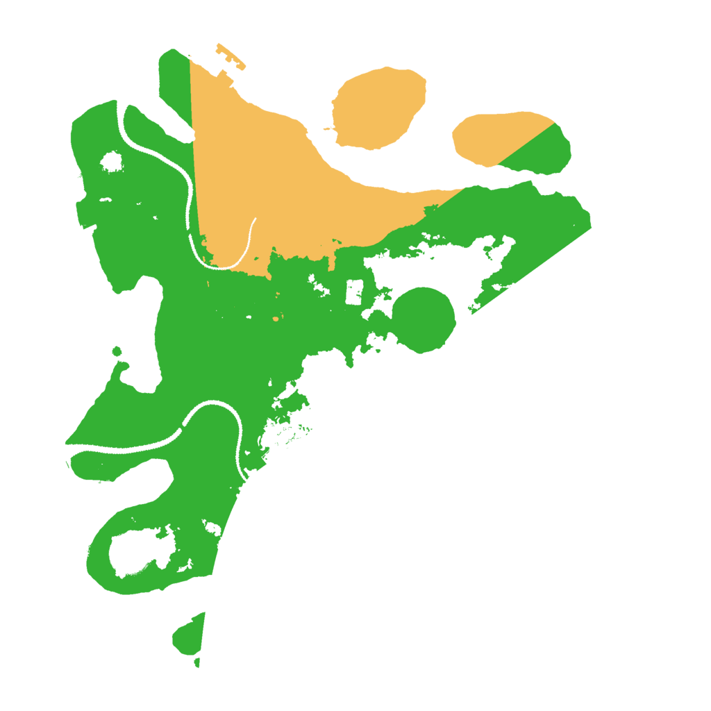 Biome Rust Map: Procedural Map, Size: 3000, Seed: 141414