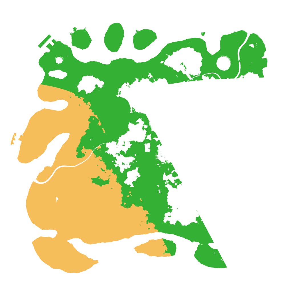 Biome Rust Map: Procedural Map, Size: 3650, Seed: 53937978