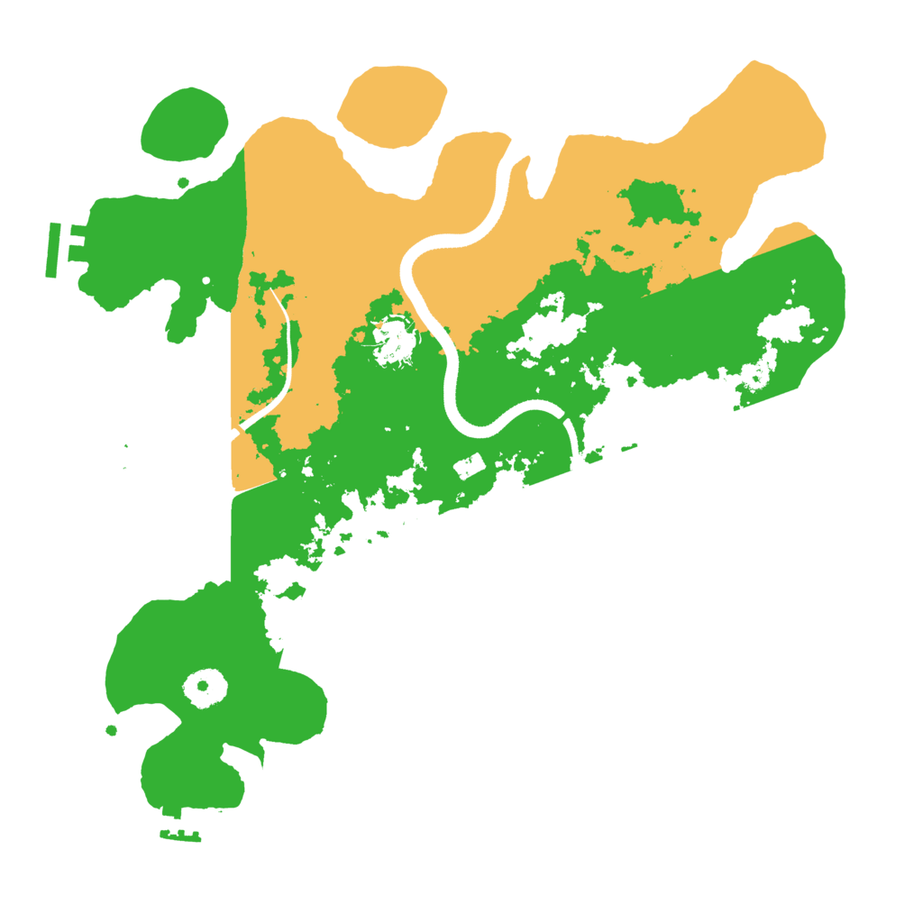 Biome Rust Map: Procedural Map, Size: 3400, Seed: 4565168