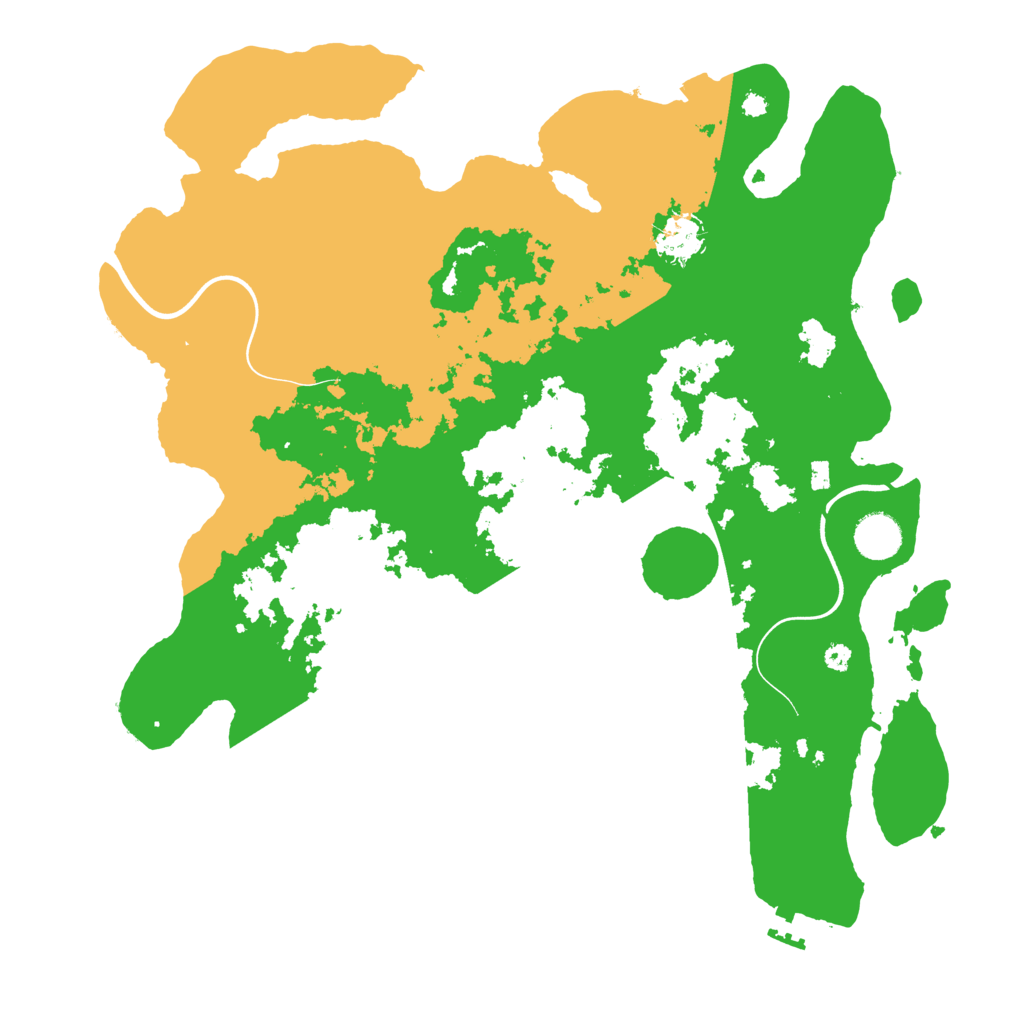 Biome Rust Map: Procedural Map, Size: 3850, Seed: 57613077