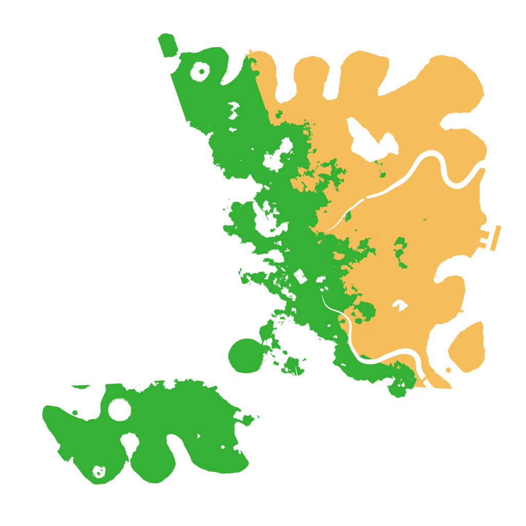 Biome Rust Map: Procedural Map, Size: 4096, Seed: 2030943733