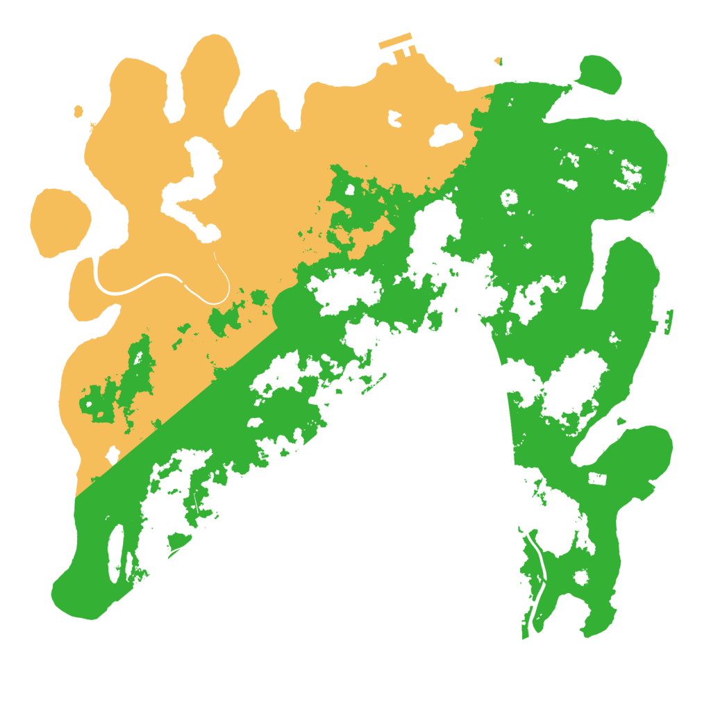 Biome Rust Map: Procedural Map, Size: 4250, Seed: 564897
