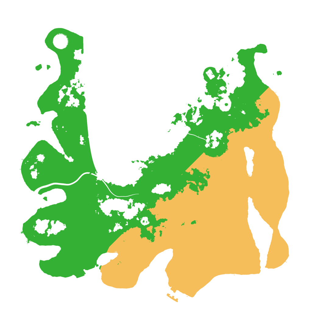 Biome Rust Map: Procedural Map, Size: 3650, Seed: 53320399