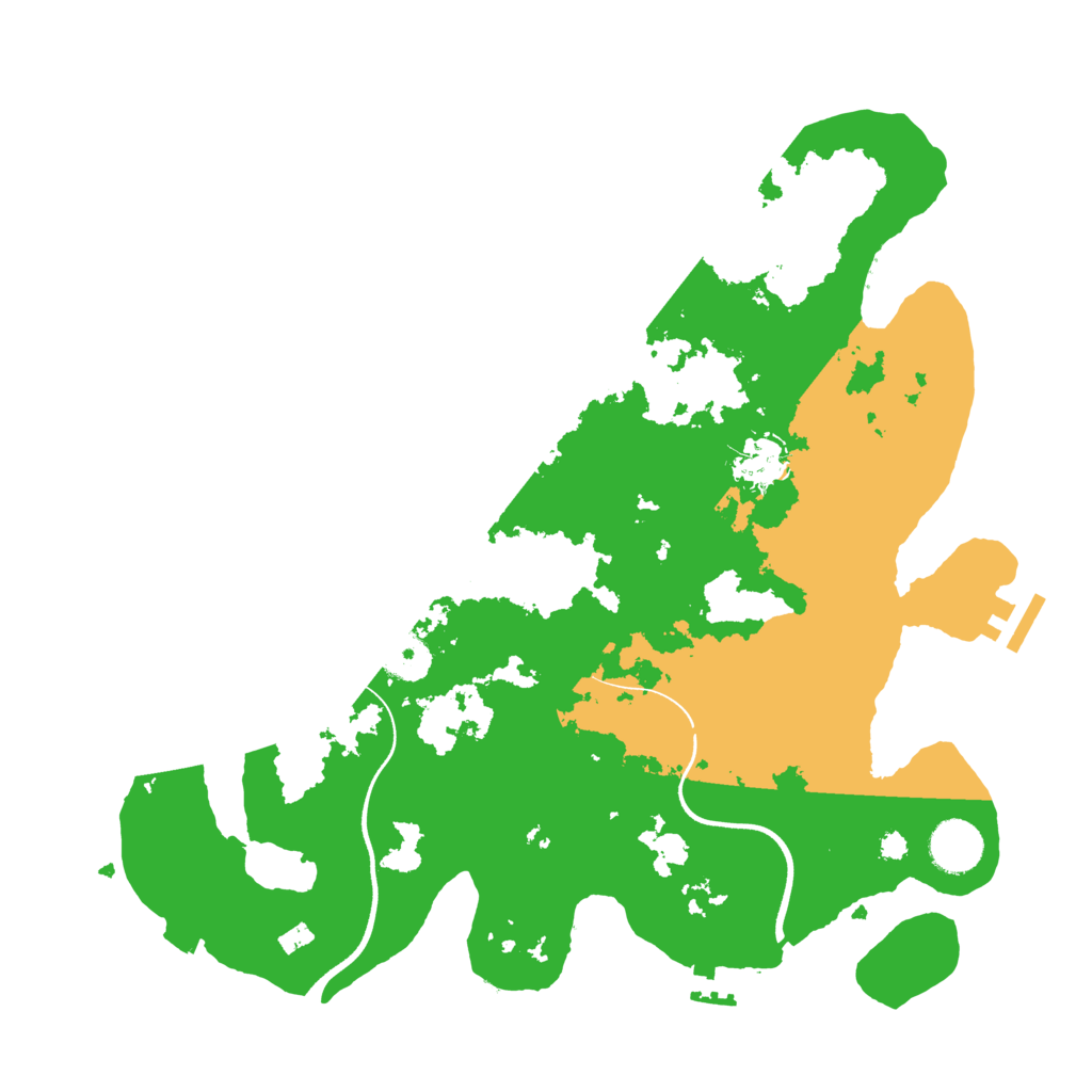 Biome Rust Map: Procedural Map, Size: 3577, Seed: 2030192788