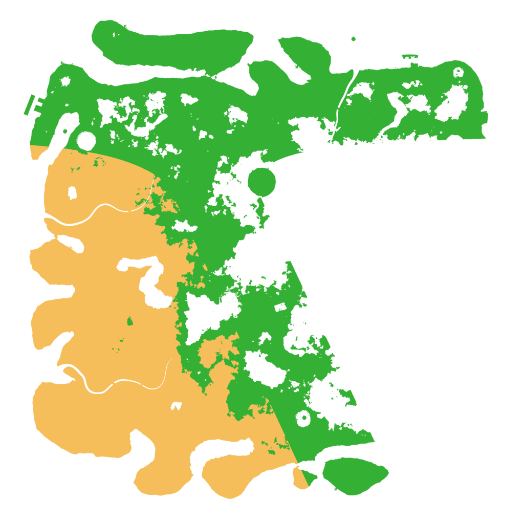 Biome Rust Map: Procedural Map, Size: 5000, Seed: 1869358745