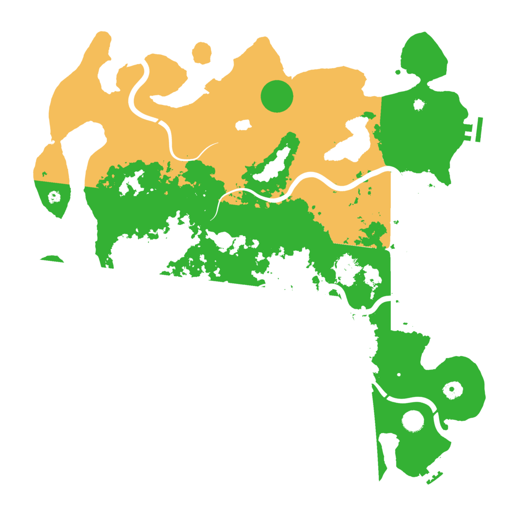 Biome Rust Map: Procedural Map, Size: 4250, Seed: 901294215