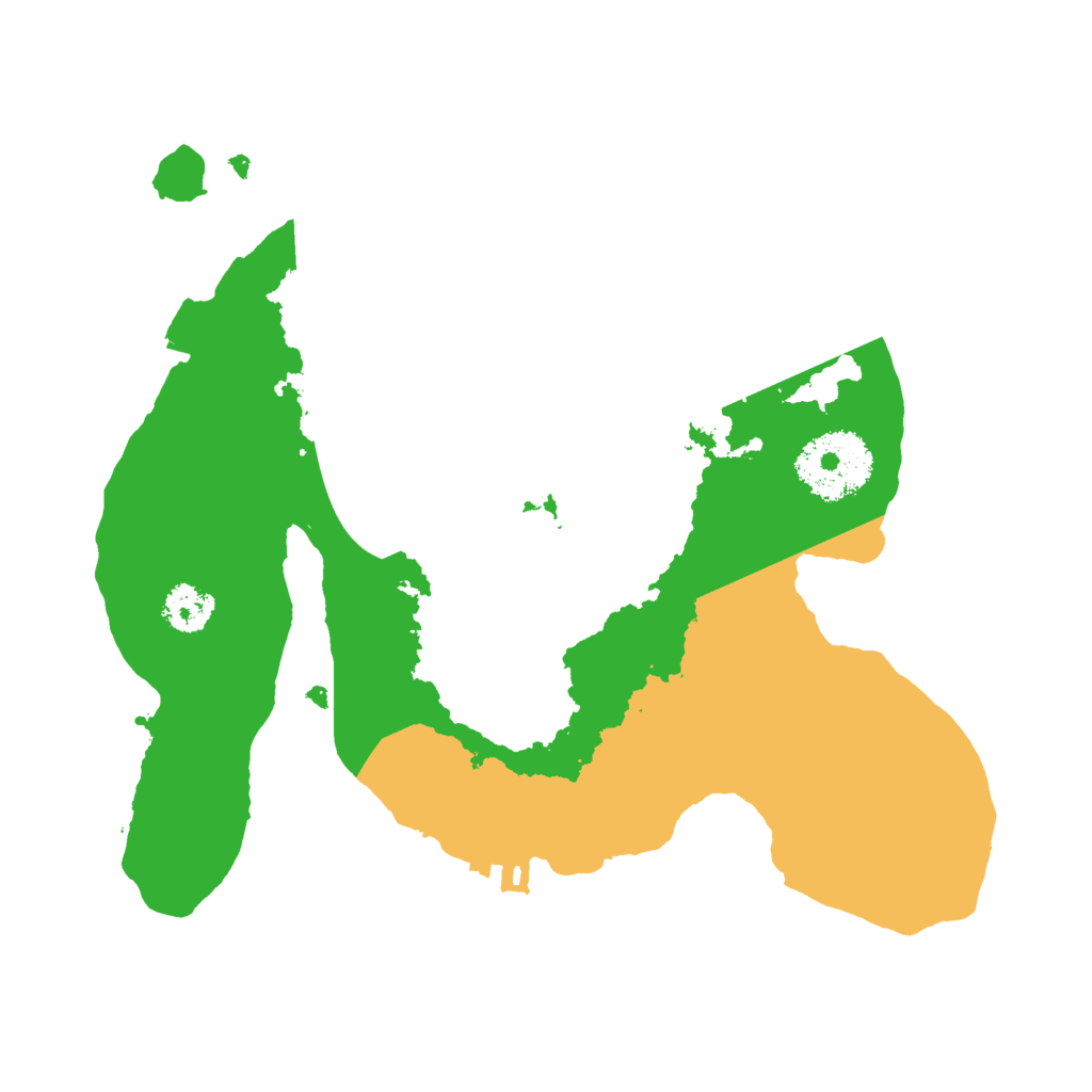 Biome Rust Map: Procedural Map, Size: 2357, Seed: 987321