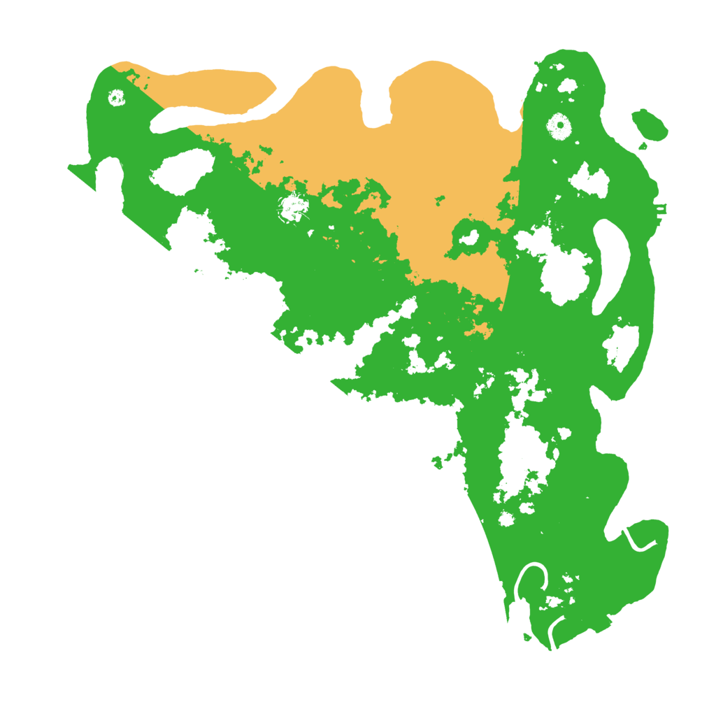 Biome Rust Map: Procedural Map, Size: 4300, Seed: 19301