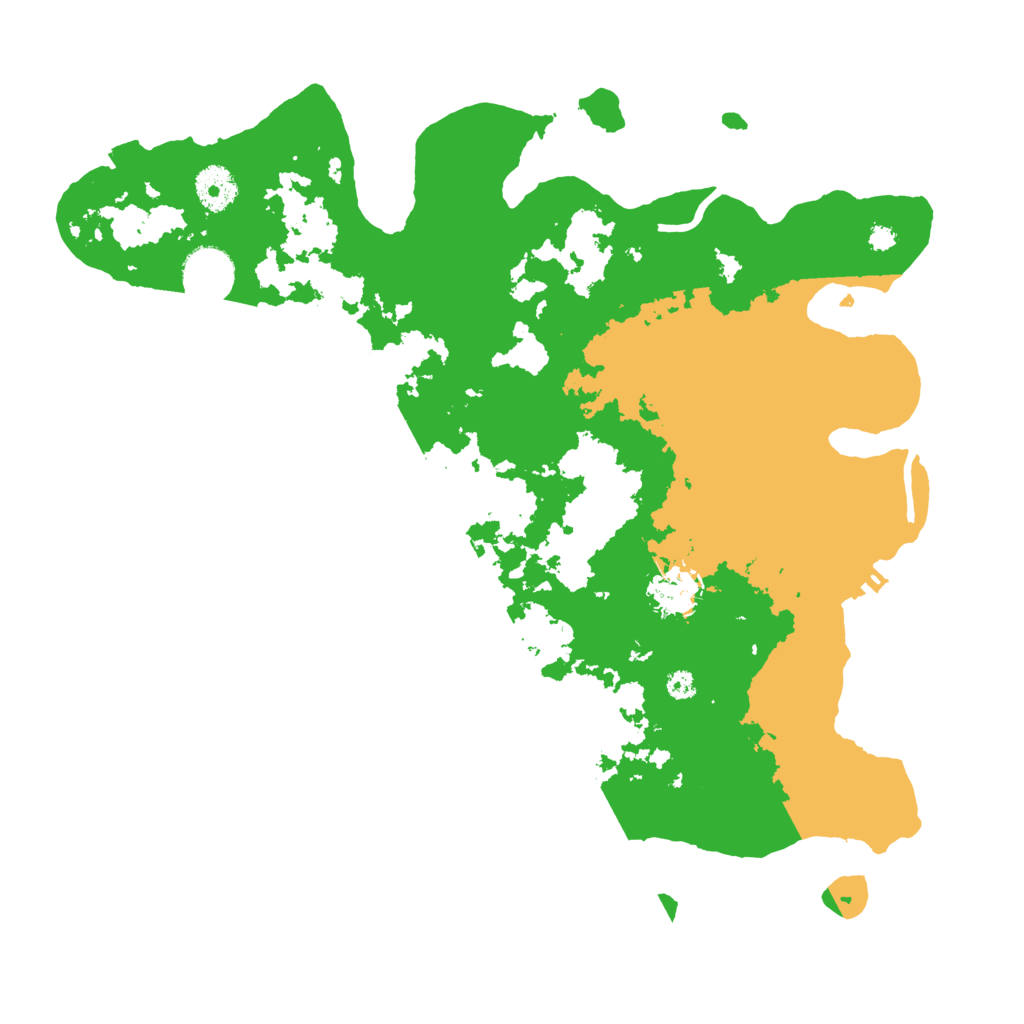 Biome Rust Map: Procedural Map, Size: 3600, Seed: 801814607