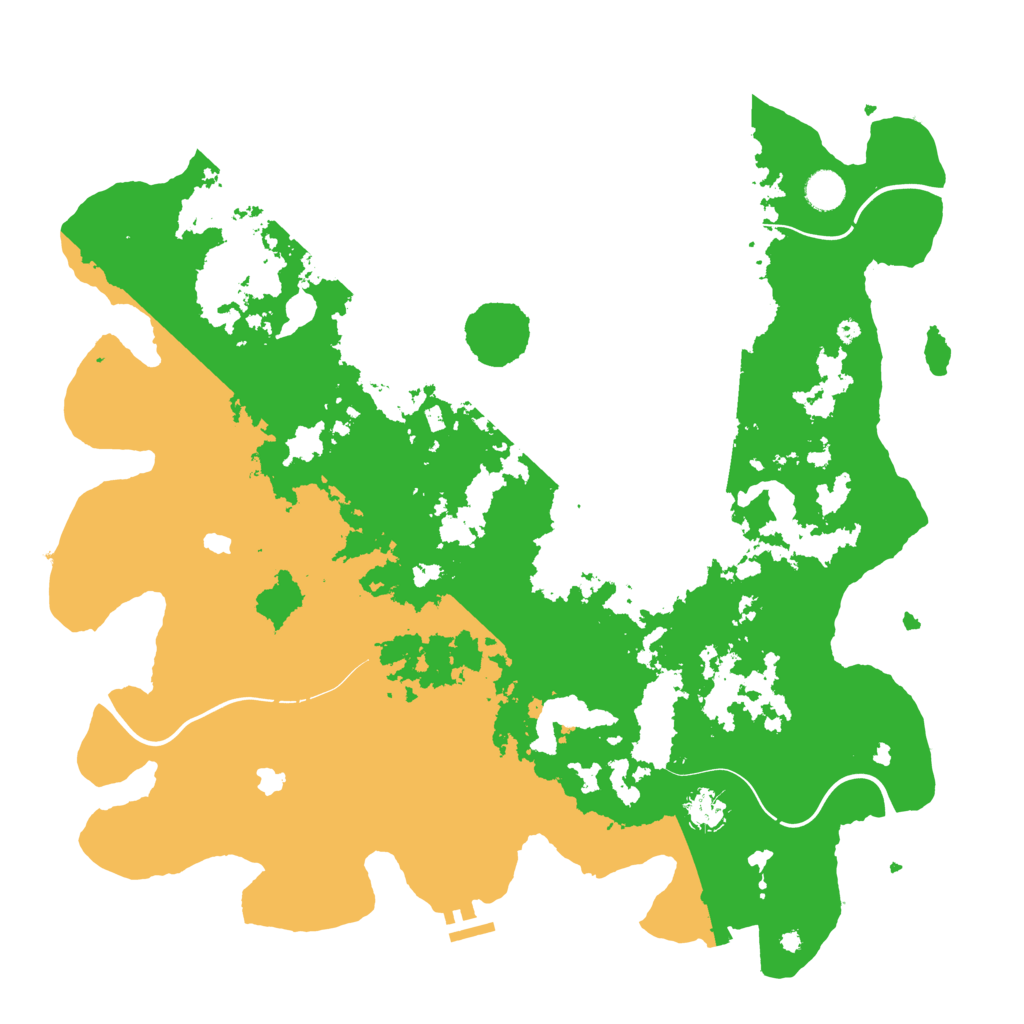 Biome Rust Map: Procedural Map, Size: 4500, Seed: 30524