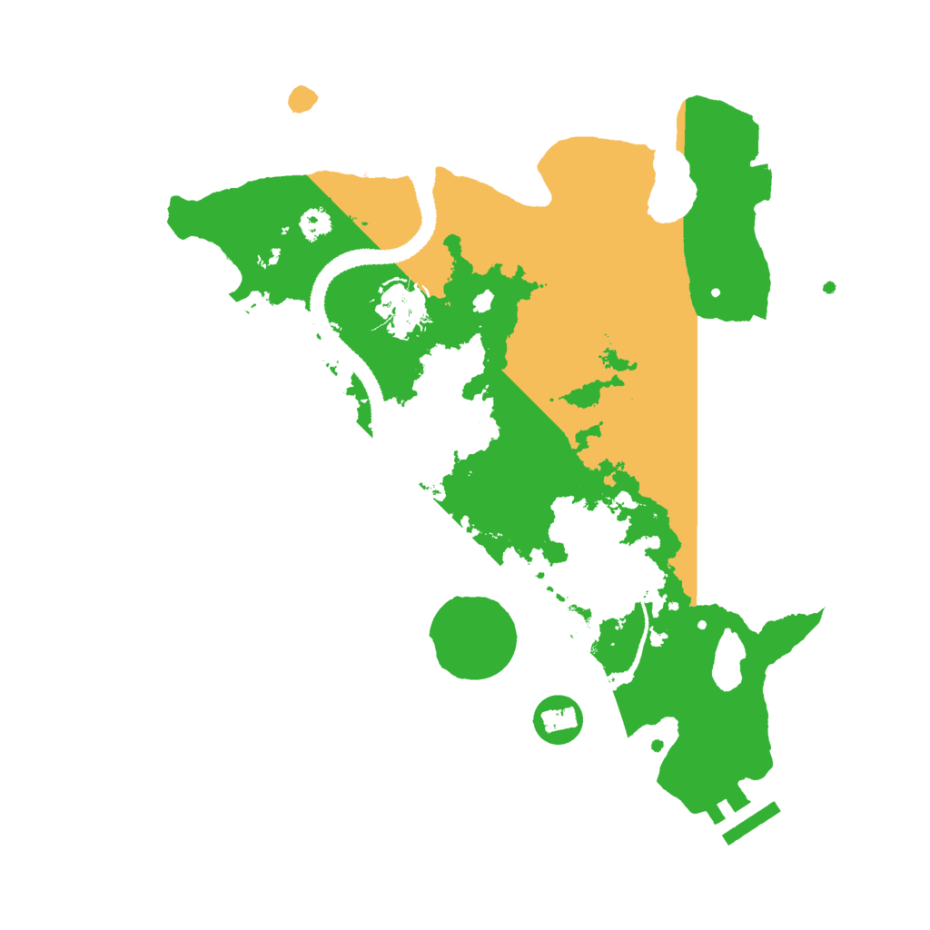 Biome Rust Map: Procedural Map, Size: 3000, Seed: 354701758