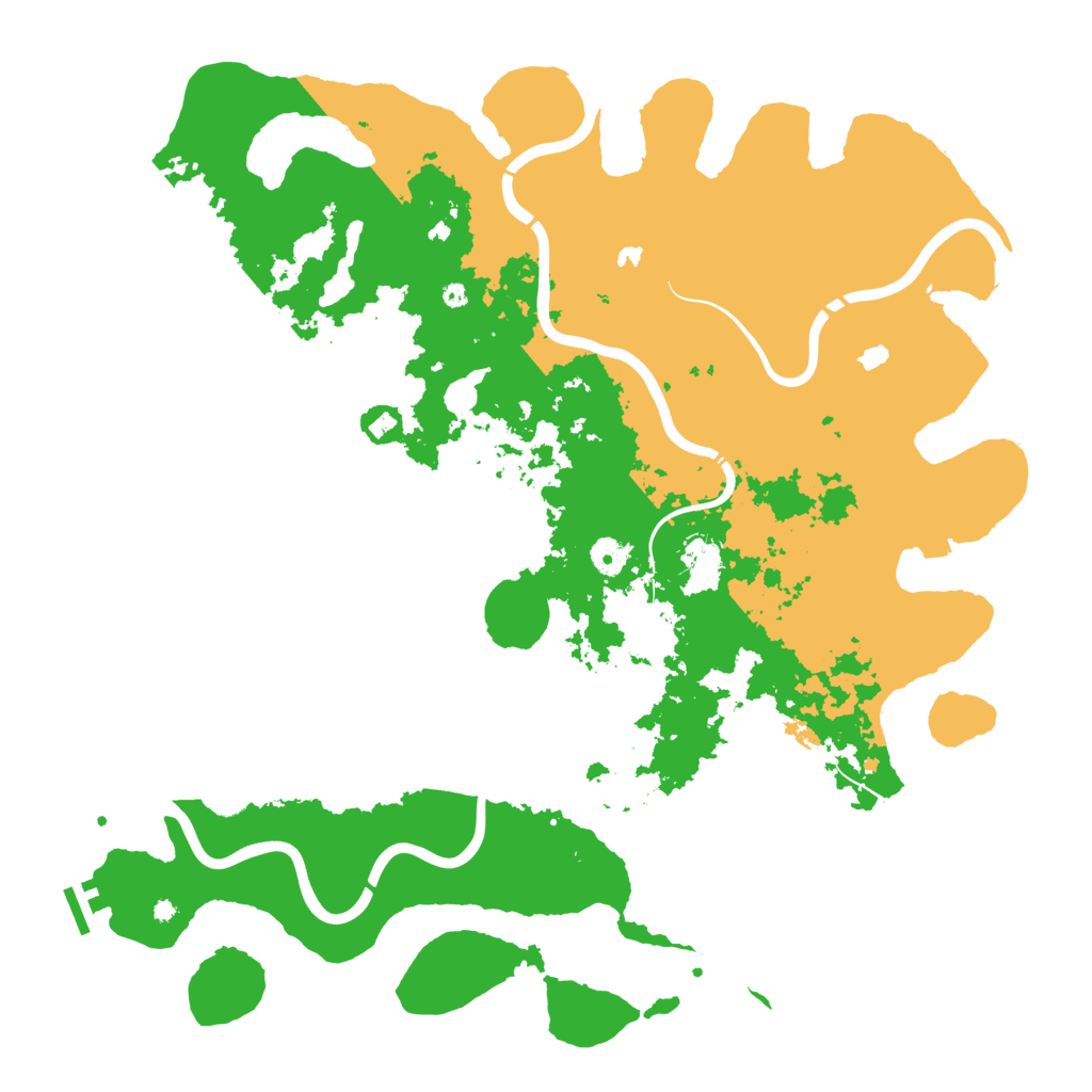 Biome Rust Map: Procedural Map, Size: 4500, Seed: 743720096