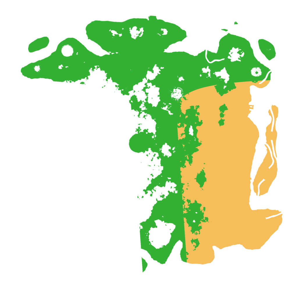 Biome Rust Map: Procedural Map, Size: 4500, Seed: 1213487261