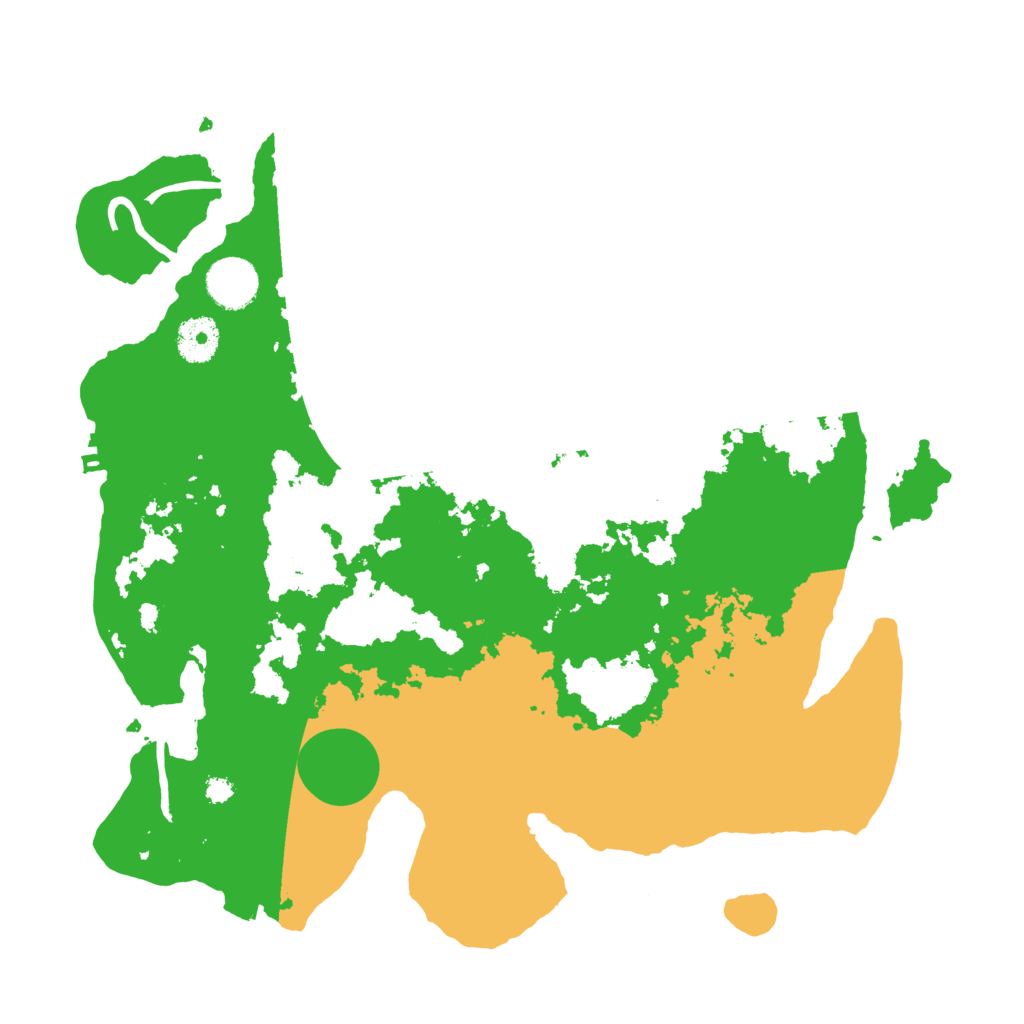 Biome Rust Map: Procedural Map, Size: 3500, Seed: 263441834