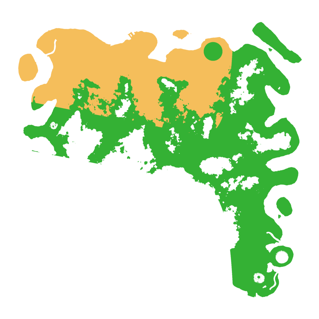 Biome Rust Map: Procedural Map, Size: 4500, Seed: 101988609