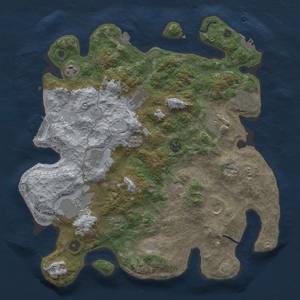 Thumbnail Rust Map: Procedural Map, Size: 4000, Seed: 2024, 18 Monuments