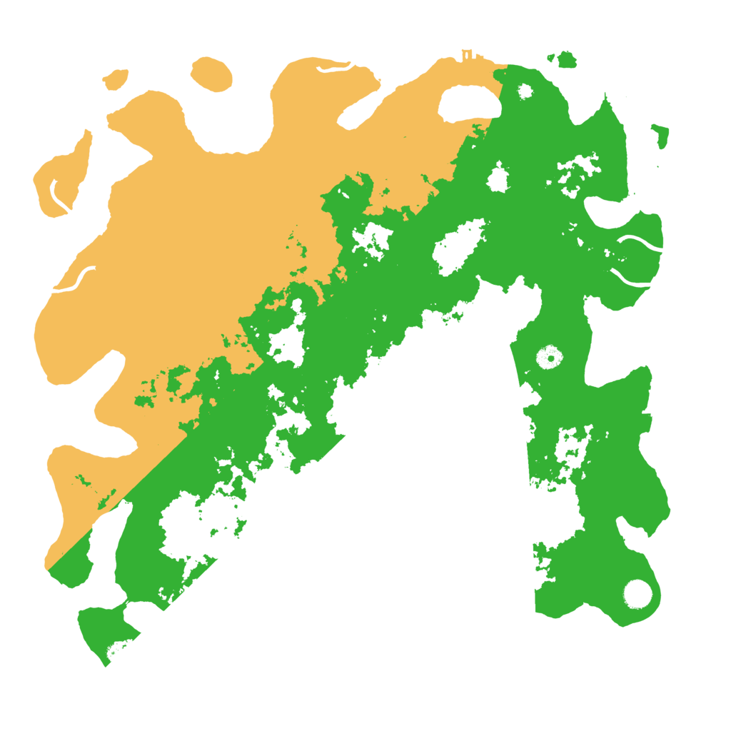 Biome Rust Map: Procedural Map, Size: 4500, Seed: 1658137138