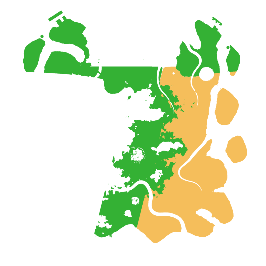 Biome Rust Map: Procedural Map, Size: 3400, Seed: 48517841