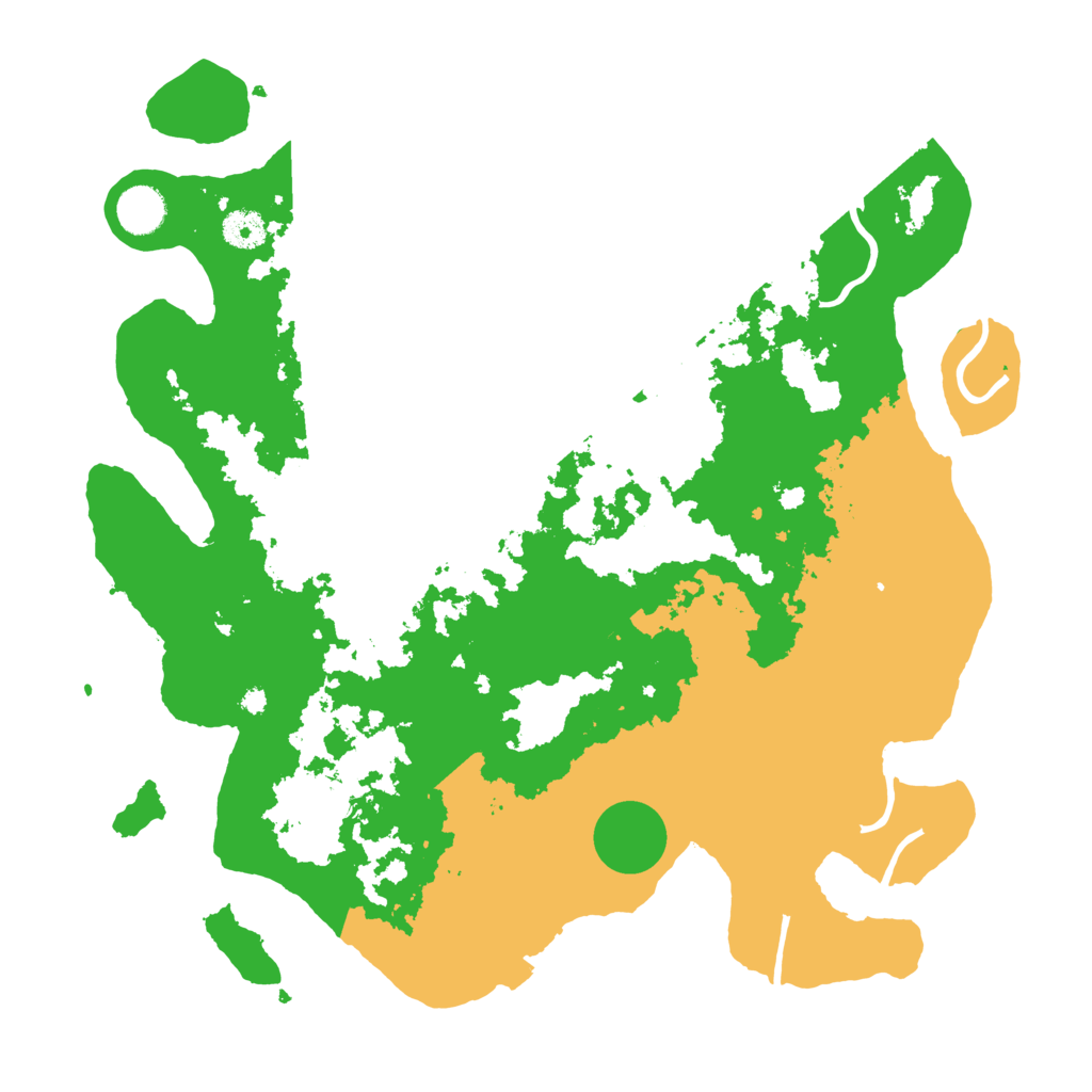 Biome Rust Map: Procedural Map, Size: 3950, Seed: 26299220