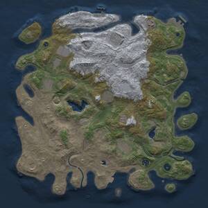 Thumbnail Rust Map: Procedural Map, Size: 4250, Seed: 2067613, 15 Monuments