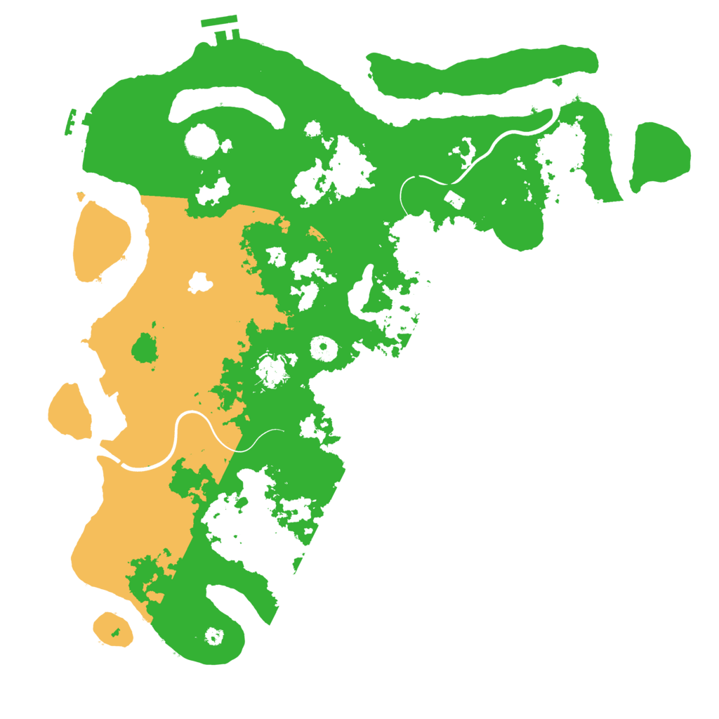 Biome Rust Map: Procedural Map, Size: 4000, Seed: 438216935
