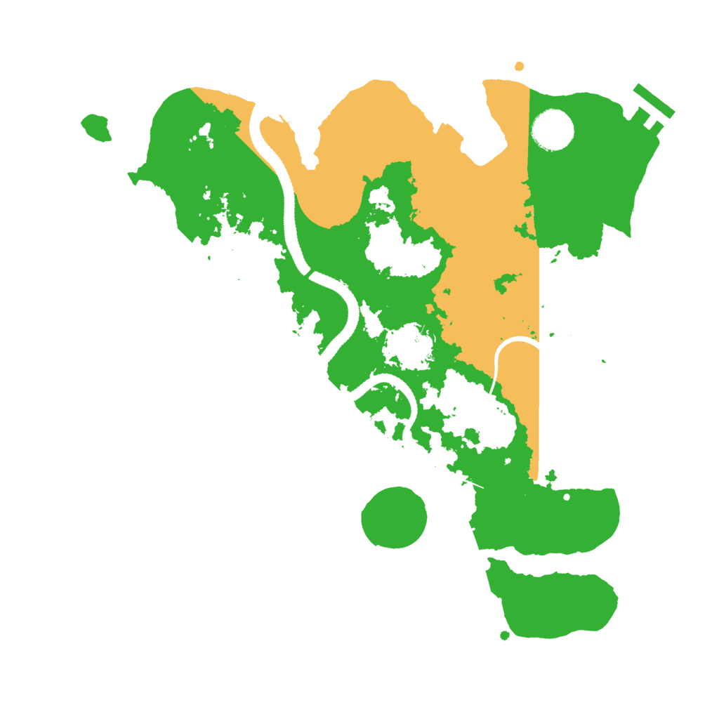 Biome Rust Map: Procedural Map, Size: 3100, Seed: 8899