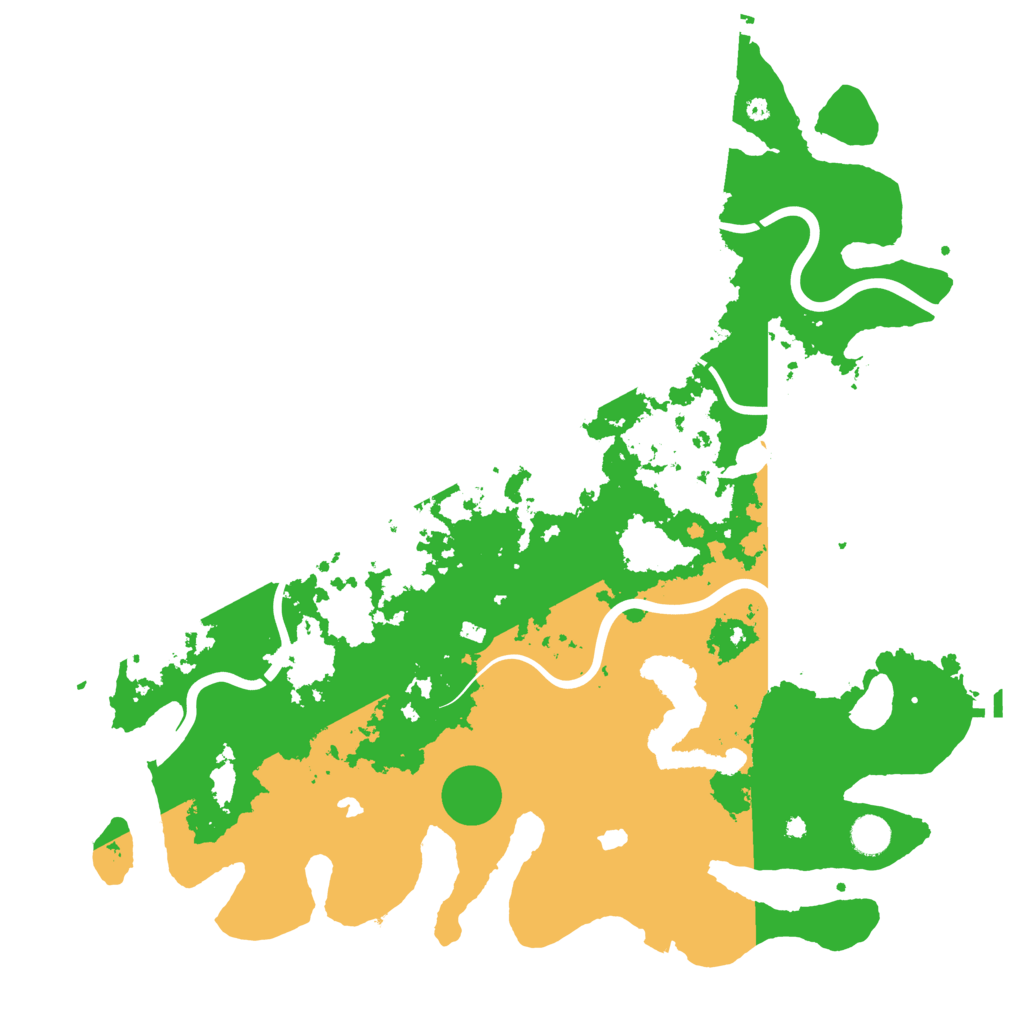 Biome Rust Map: Procedural Map, Size: 4500, Seed: 310727512