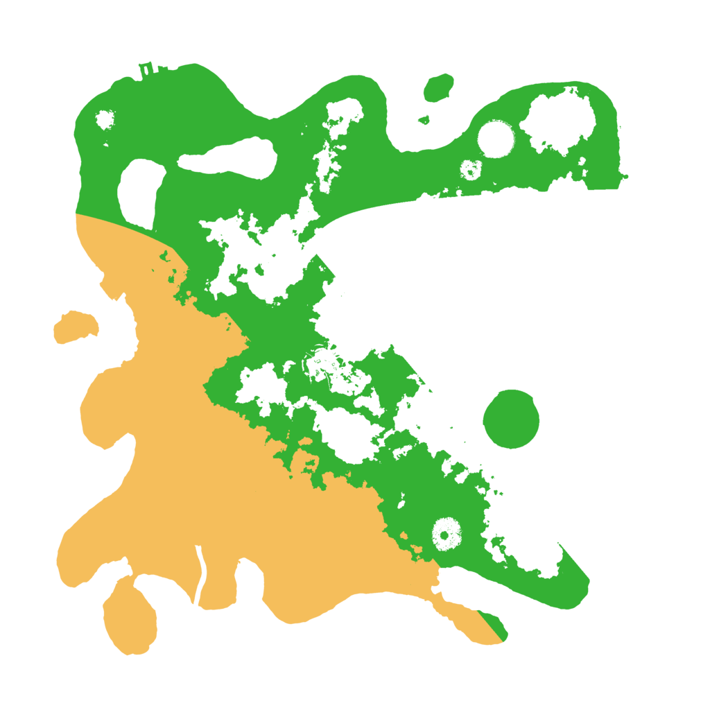 Biome Rust Map: Procedural Map, Size: 3400, Seed: 23119336