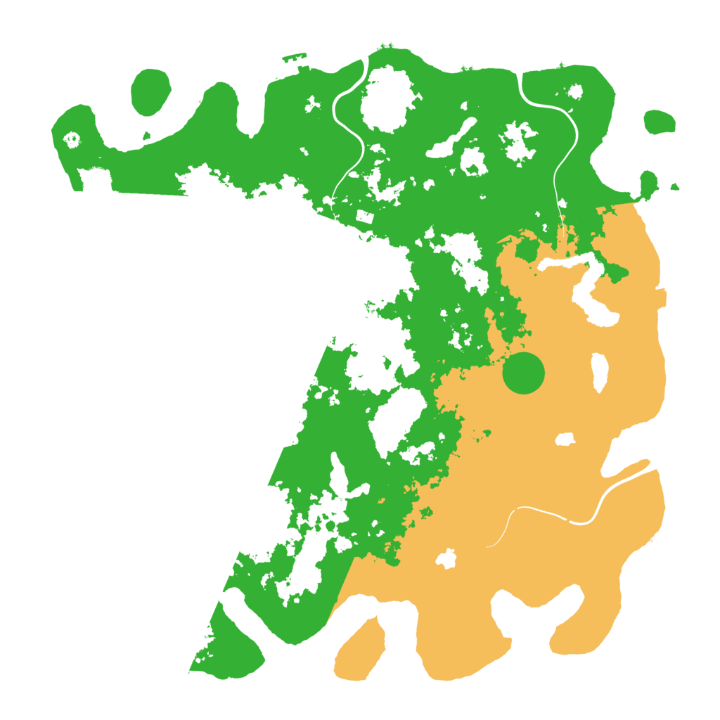Biome Rust Map: Procedural Map, Size: 4500, Seed: 46559