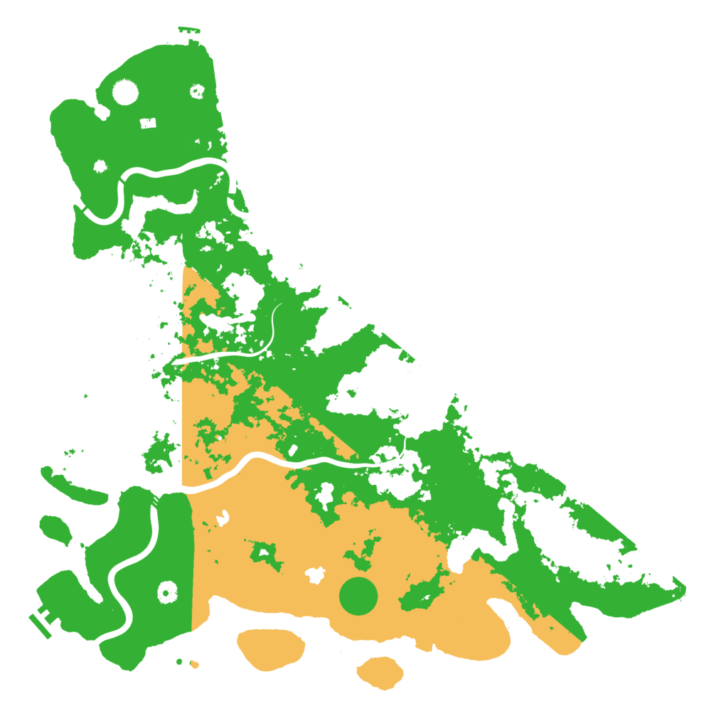Biome Rust Map: Procedural Map, Size: 5000, Seed: 8563464