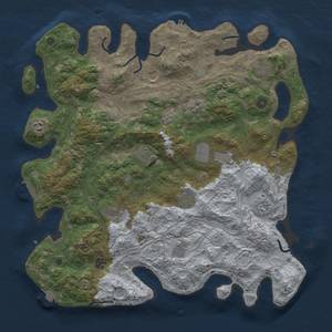 Thumbnail Rust Map: Procedural Map, Size: 4500, Seed: 1580191012, 19 Monuments