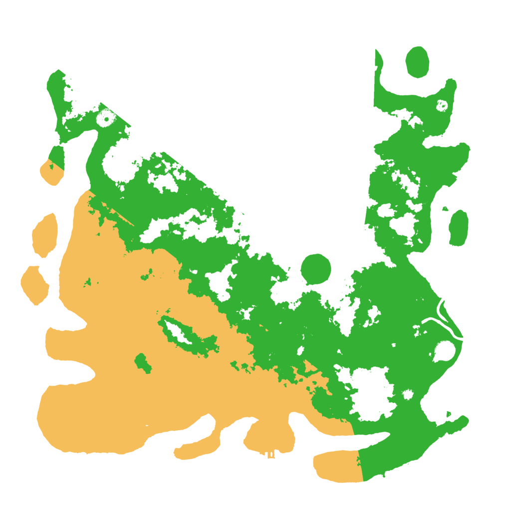 Biome Rust Map: Procedural Map, Size: 4500, Seed: 147001