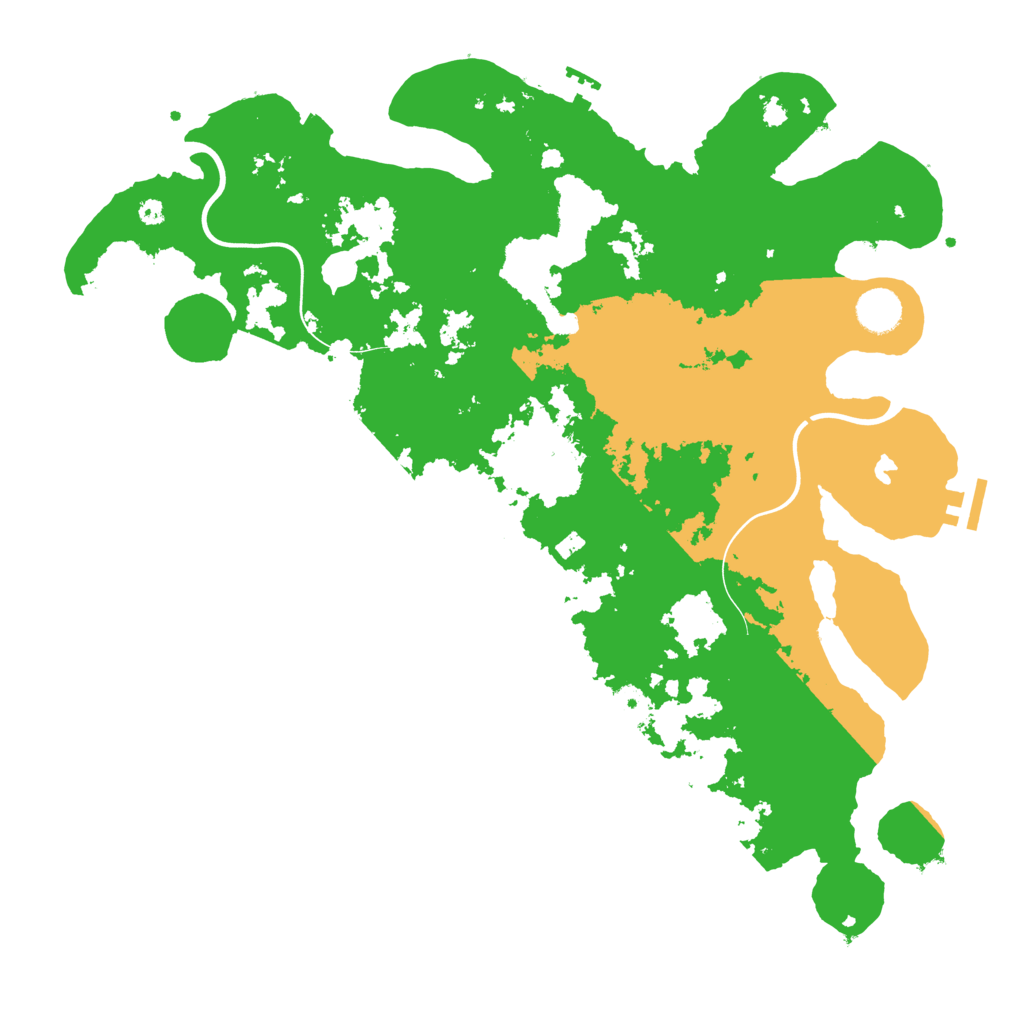 Biome Rust Map: Procedural Map, Size: 4000, Seed: 89278927