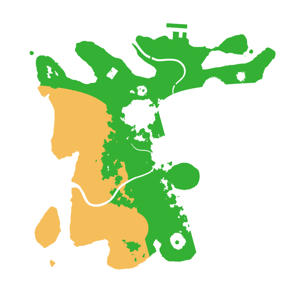 Biome Rust Map: Procedural Map, Size: 3000, Seed: 5501