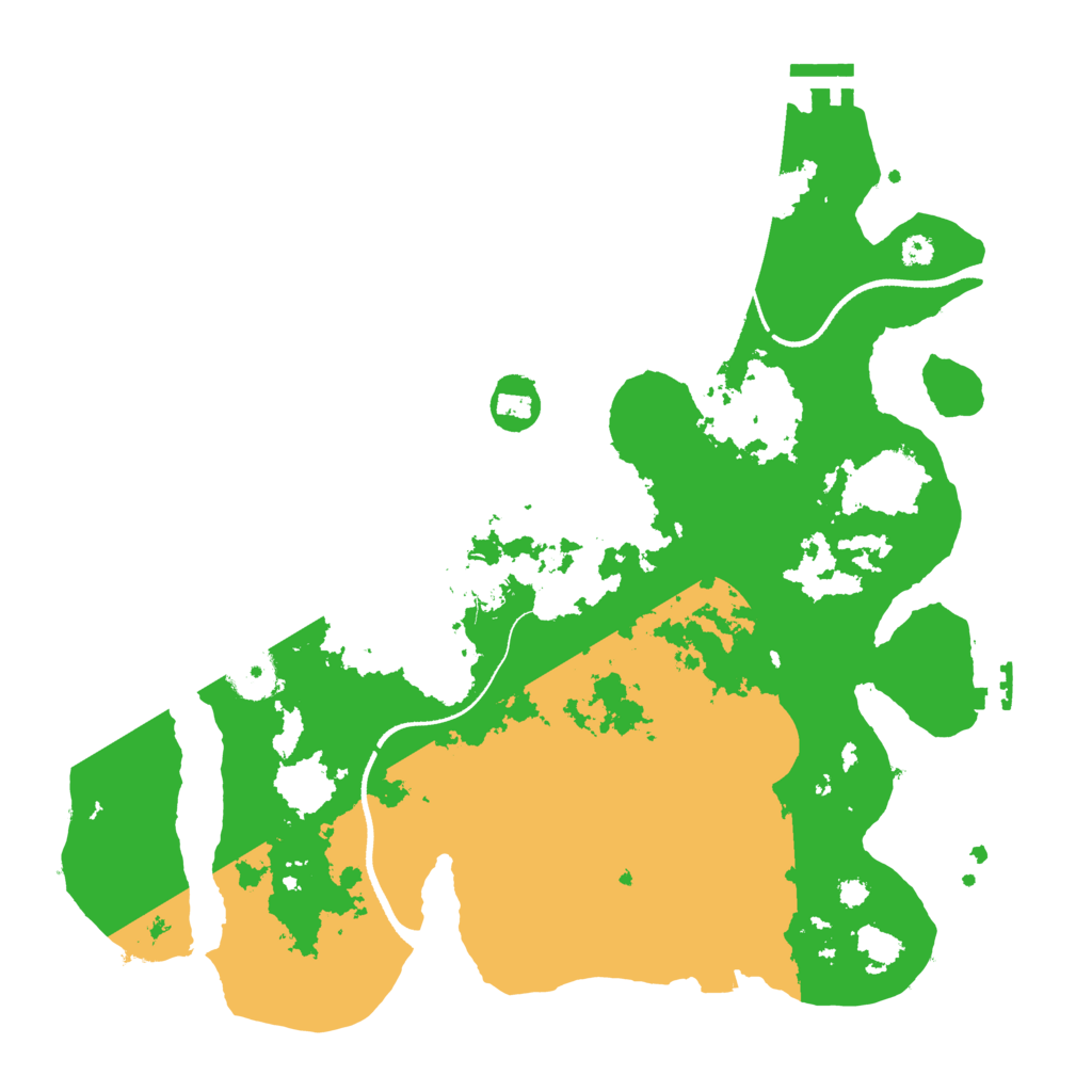 Biome Rust Map: Procedural Map, Size: 3450, Seed: 14617053