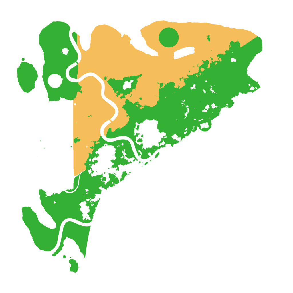 Biome Rust Map: Procedural Map, Size: 3900, Seed: 24513235