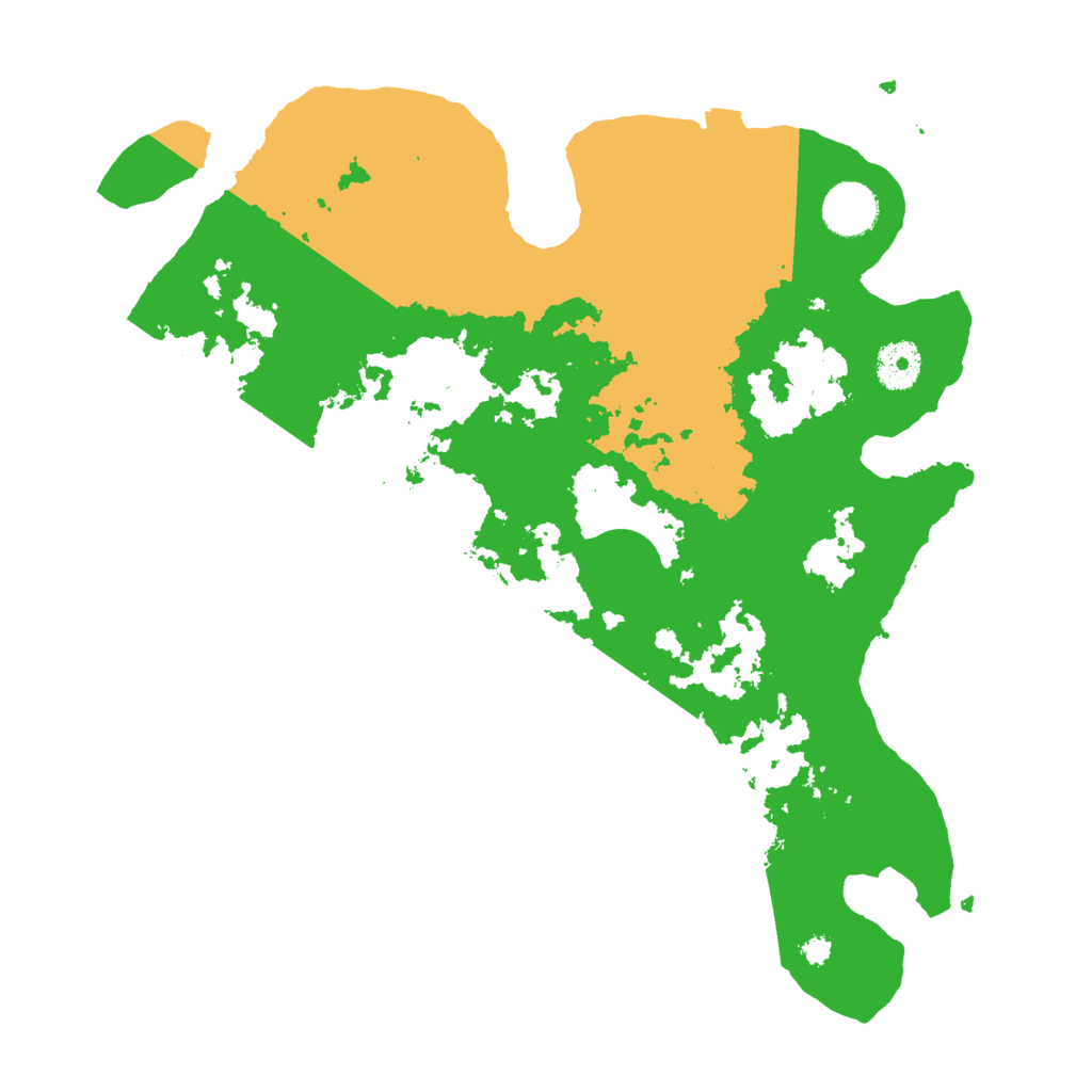 Biome Rust Map: Procedural Map, Size: 3500, Seed: 164653221
