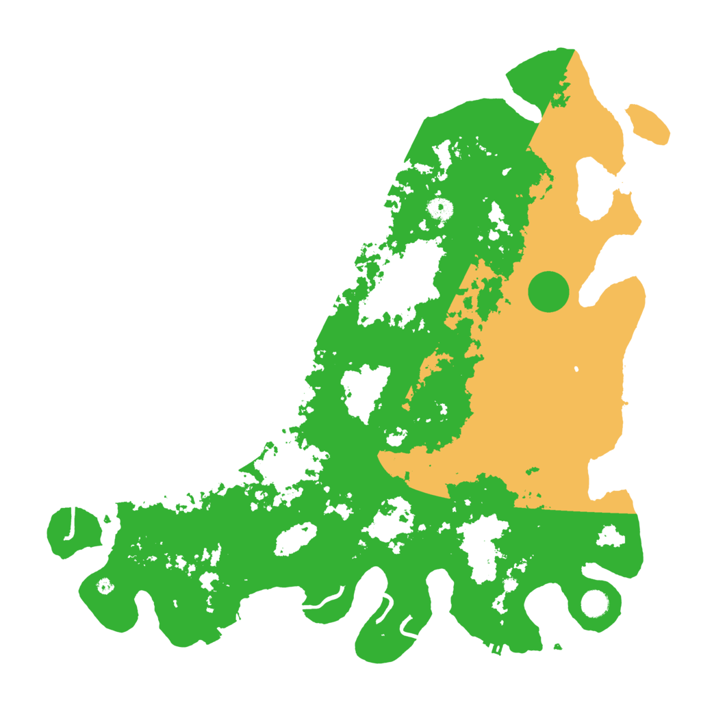 Biome Rust Map: Procedural Map, Size: 4500, Seed: 538181663