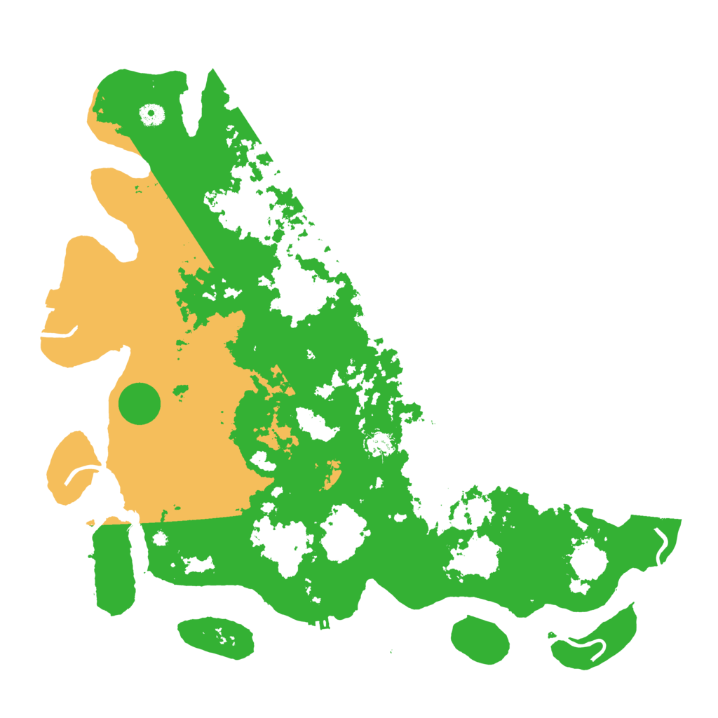 Biome Rust Map: Procedural Map, Size: 4500, Seed: 2024050220