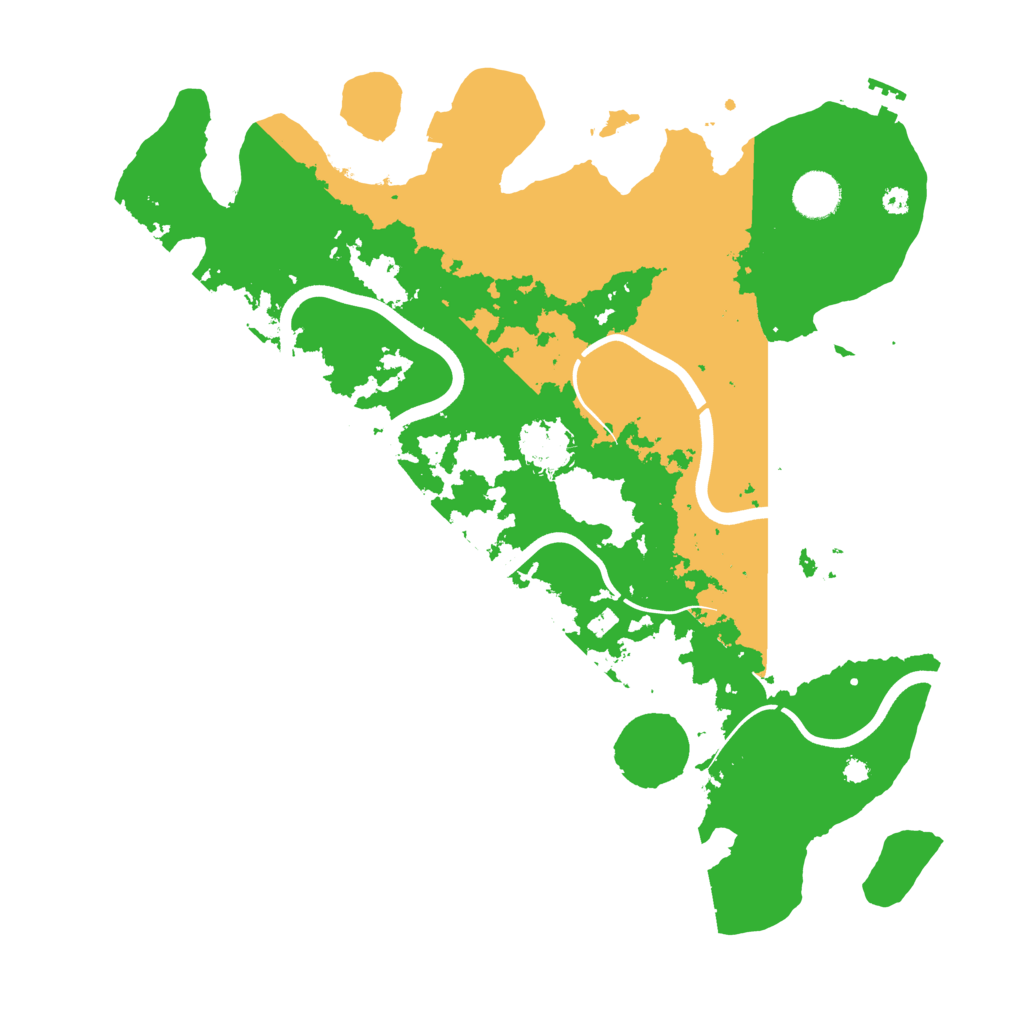 Biome Rust Map: Procedural Map, Size: 3800, Seed: 90257912