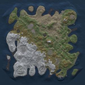 Thumbnail Rust Map: Procedural Map, Size: 3800, Seed: 90257912, 17 Monuments