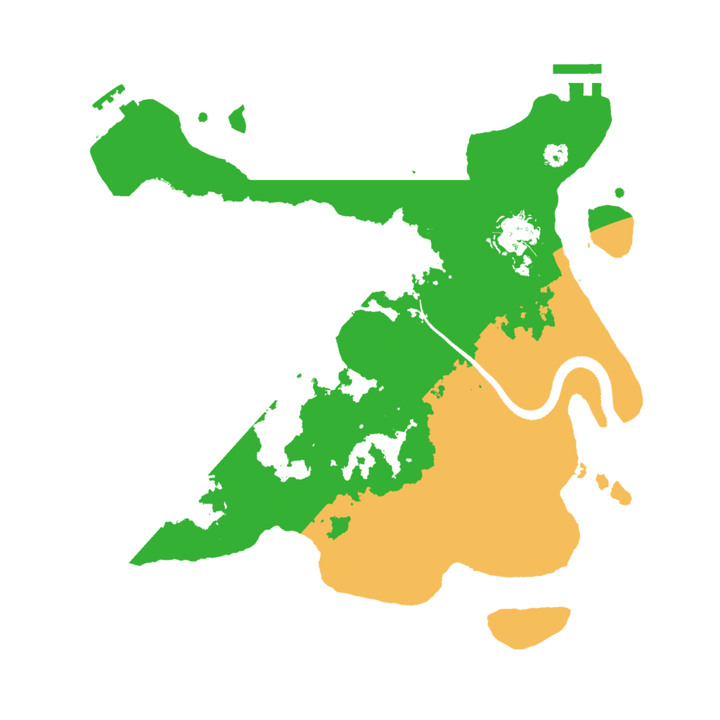 Biome Rust Map: Procedural Map, Size: 3000, Seed: 2050859750