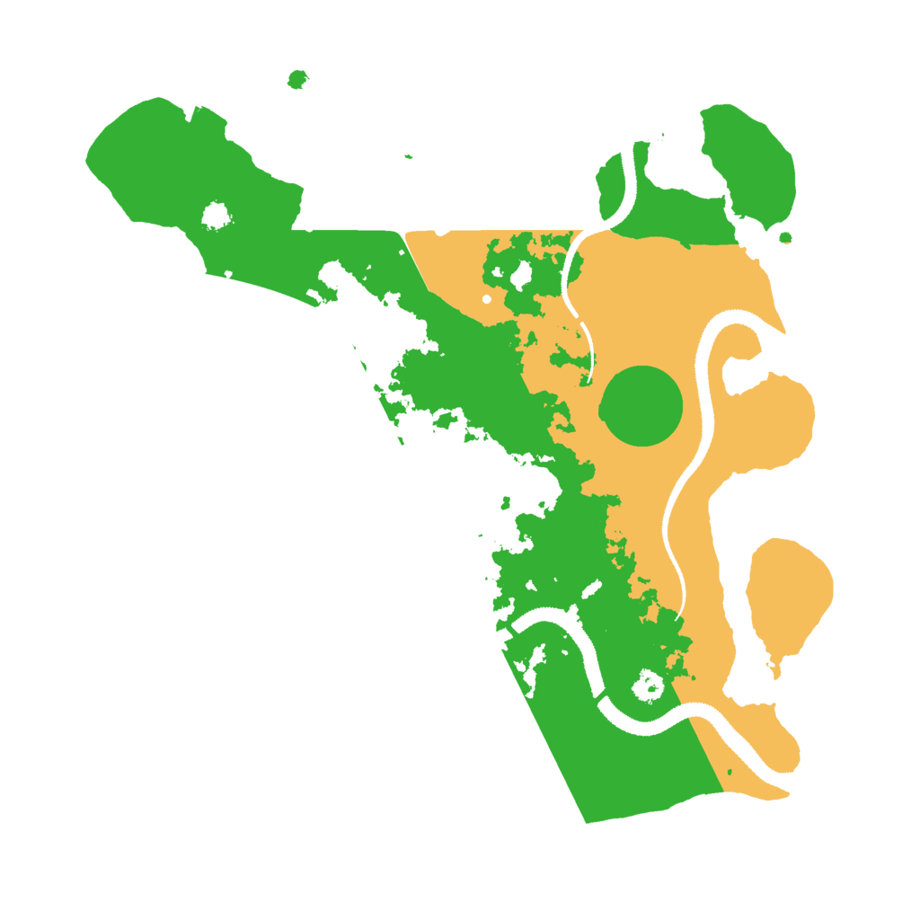 Biome Rust Map: Procedural Map, Size: 3000, Seed: 32130