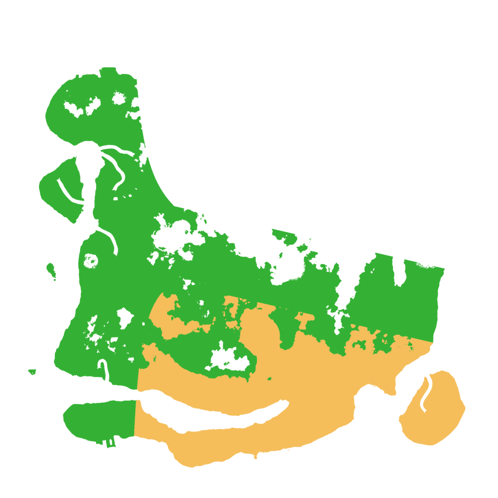 Biome Rust Map: Procedural Map, Size: 3500, Seed: 1612307909
