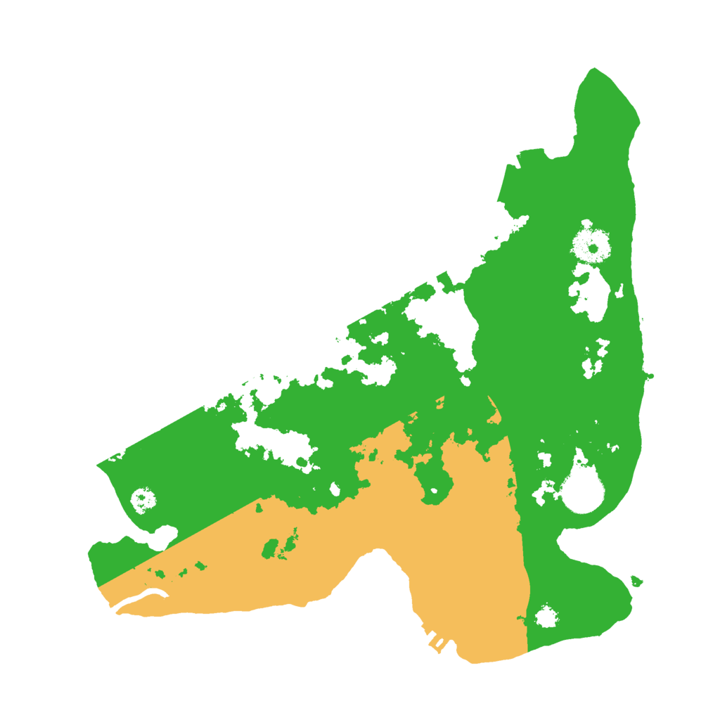 Biome Rust Map: Procedural Map, Size: 3000, Seed: 28438