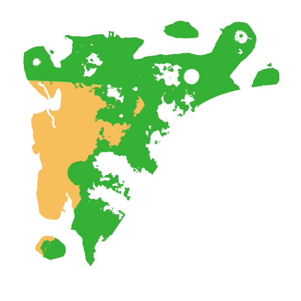 Biome Rust Map: Procedural Map, Size: 3500, Seed: 981120109