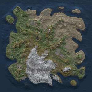 Thumbnail Rust Map: Procedural Map, Size: 4000, Seed: 1970021432, 18 Monuments