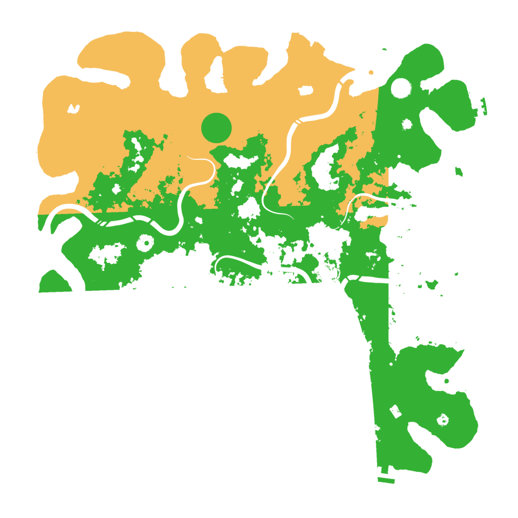 Biome Rust Map: Procedural Map, Size: 4500, Seed: 883718119